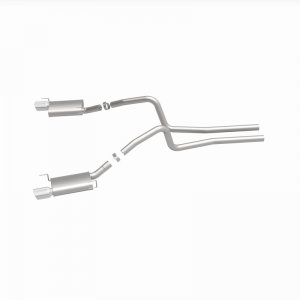 Ford Mustang Performance Exhaust - Dual Split Rear - Magnaflow - Cat Back - Street Series - Polished - `05-`09