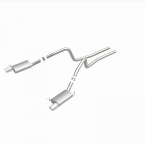 Ford Mustang Performance Exhaust - Dual Split Rear - Magnaflow - Cat Back - Street Series - Polished - `05-`09