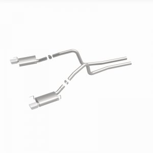Ford Mustang Performance Exhaust - Dual Split Rear - Magnaflow - Cat Back - Street Series - Polished - `05-`09