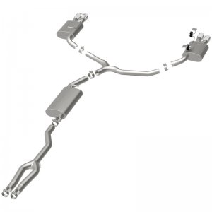 Chrysler 300 Performance Exhaust - Rear - Magnaflow - Cat-Back Quad Split Rear Exit - Polished - `05-`10