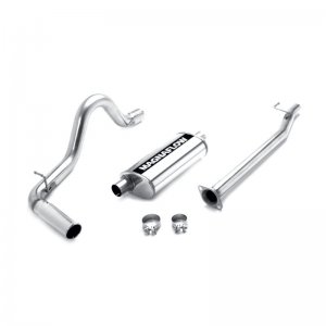 Toyota Tacoma Performance Exhaust - Single Passenger Side Rear - Magnaflow - Cat Back, Single Wall Angle Cut Rolled Edge - `05-`12