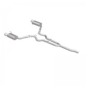 Ford Mustang Performance Exhaust - Rear - Magnaflow - Cat Back, Dual Split, Street - Polished - `15-`23