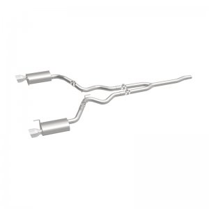 Ford Mustang Performance Exhaust - Rear - Magnaflow - Cat Back, Dual Split, Street - Polished - `15-`23