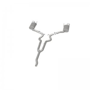 Ford Mustang Performance Exhaust - Rear - Magnaflow - Cat Back, Dual Split, Street - Polished - `15-`23