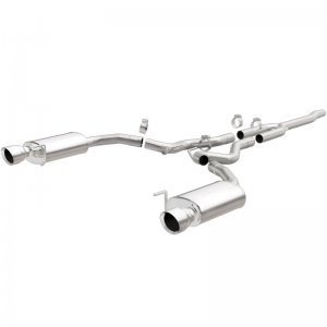 Ford Mustang Performance Exhaust - Rear - Magnaflow - Cat Back, Dual Split, Street - Polished - `15-`23