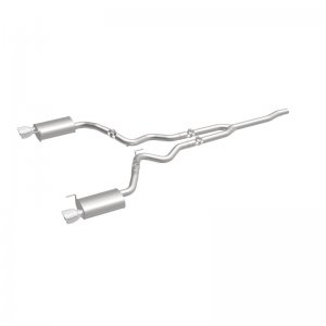 Ford Mustang Performance Exhaust - Rear - Magnaflow - Cat Back, Dual Split, Street - Polished - `15-`23