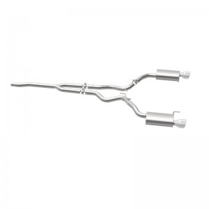 Ford Mustang Performance Exhaust - Rear - Magnaflow - Cat Back, Dual Split, Street - Polished - `15-`23