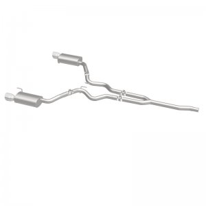 Ford Mustang Performance Exhaust - Rear - Magnaflow - Cat Back, Dual Split, Street - Polished - `15-`23