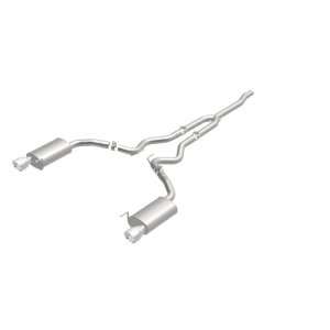 Ford Mustang Performance Exhaust - Rear - Magnaflow - Cat Back, Dual Split, Street - Polished - `15-`23