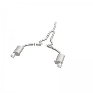 Ford Mustang Performance Exhaust - Rear - Magnaflow - Cat Back, Dual Split, Street - Polished - `15-`23