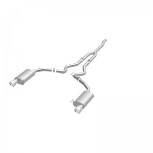 Ford Mustang Performance Exhaust - Rear - Magnaflow - Cat Back, Dual Split, Street - Polished - `15-`23