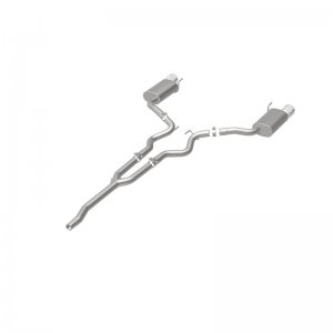 Ford Mustang Performance Exhaust - Rear - Magnaflow - Cat Back, Dual Split, Street - Polished - `15-`23