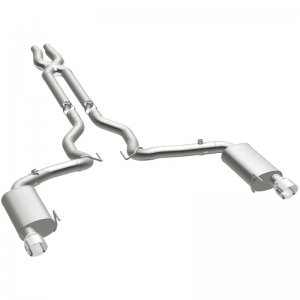 Ford Mustang Performance Exhaust - Dual Split Rear - Magnaflow - Cat Back, Street Series - `15-`17
