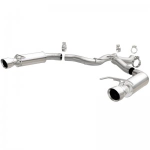 Ford Mustang Performance Exhaust - Rear - Magnaflow - Competition Axle-Back Dual Split - Polished - `15-`17