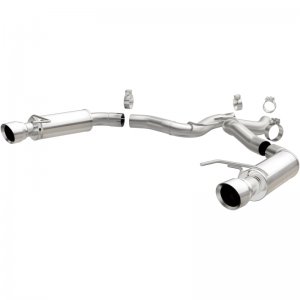 Ford Mustang Performance Exhaust - Rear - Magnaflow - Competition Axle-Back Dual Split - Polished - `15-`17