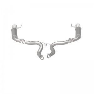 Ford Mustang Performance Exhaust - Rear - Magnaflow - Competition Axle-Back Dual Split - Polished - `15-`17