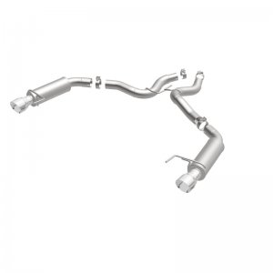 Ford Mustang Performance Exhaust - Rear - Magnaflow - Competition Axle-Back Dual Split - Polished - `15-`17