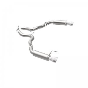Ford Mustang Performance Exhaust - Rear - Magnaflow - Competition Axle-Back Dual Split - Polished - `15-`17