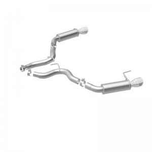 Ford Mustang Performance Exhaust - Rear - Magnaflow - Competition Axle-Back Dual Split - Polished - `15-`17