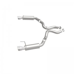 Ford Mustang Performance Exhaust - Rear - Magnaflow - Competition Axle-Back Dual Split - Polished - `15-`17