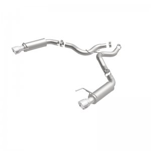 Ford Mustang Performance Exhaust - Rear - Magnaflow - Competition Axle-Back Dual Split - Polished - `15-`17