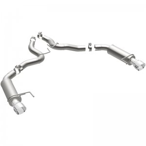 Ford Mustang Performance Exhaust - Rear - Magnaflow - Competition Axle-Back Dual Split - Polished - `15-`17