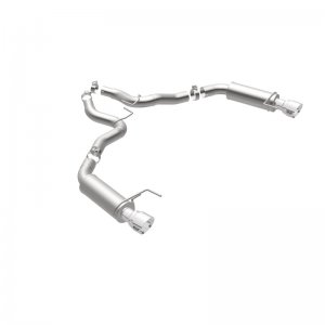 Ford Mustang Performance Exhaust - Rear - Magnaflow - Competition Axle-Back Dual Split - Polished - `15-`17