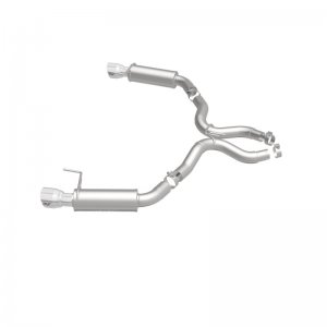 Ford Mustang Performance Exhaust - Rear - Magnaflow - Competition Axle-Back Dual Split - Polished - `15-`17