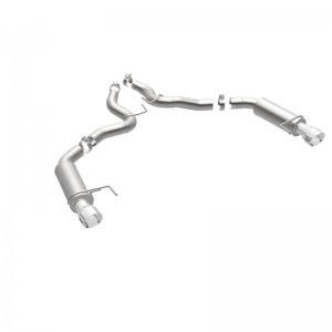Ford Mustang Performance Exhaust - Rear - Magnaflow - Competition Axle-Back Dual Split - Polished - `15-`17