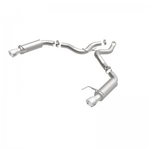 Ford Mustang Performance Exhaust - Rear - Magnaflow - Competition Axle-Back Dual Split - Polished - `15-`17