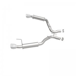 Ford Mustang Performance Exhaust - Rear - Magnaflow - Axle Back, Competition, Dual Split Polish 4.5in Tip - `15-`23