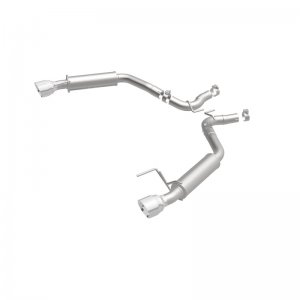 Ford Mustang Performance Exhaust - Rear - Magnaflow - Axle Back, Competition, Dual Split Polish 4.5in Tip - `15-`23