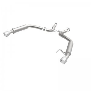Ford Mustang Performance Exhaust - Rear - Magnaflow - Axle Back, Competition, Dual Split Polish 4.5in Tip - `15-`23