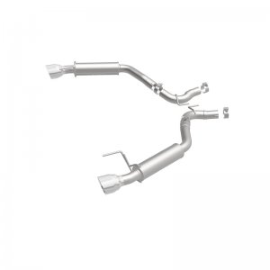 Ford Mustang Performance Exhaust - Rear - Magnaflow - Axle Back, Competition, Dual Split Polish 4.5in Tip - `15-`23