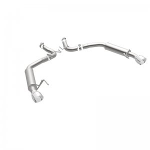 Ford Mustang Performance Exhaust - Rear - Magnaflow - Axle Back, Competition, Dual Split Polish 4.5in Tip - `15-`23