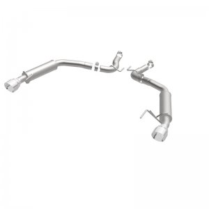 Ford Mustang Performance Exhaust - Rear - Magnaflow - Axle Back, Competition, Dual Split Polish 4.5in Tip - `15-`23
