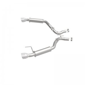 Ford Mustang Performance Exhaust - Rear - Magnaflow - Axle Back, Competition, Dual Split Polish 4.5in Tip - `15-`23