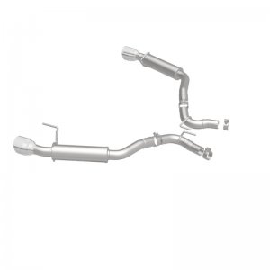 Ford Mustang Performance Exhaust - Rear - Magnaflow - Axle Back, Competition, Dual Split Polish 4.5in Tip - `15-`23