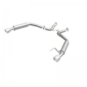 Ford Mustang Performance Exhaust - Rear - Magnaflow - Axle Back, Competition, Dual Split Polish 4.5in Tip - `15-`23