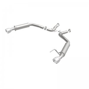 Ford Mustang Performance Exhaust - Rear - Magnaflow - Axle Back, Competition, Dual Split Polish 4.5in Tip - `15-`23