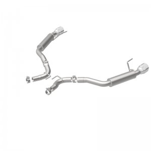 Ford Mustang Performance Exhaust - Rear - Magnaflow - Axle Back, Competition, Dual Split Polish 4.5in Tip - `15-`23