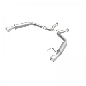 Ford Mustang Performance Exhaust - Rear - Magnaflow - Axle Back, Competition, Dual Split Polish 4.5in Tip - `15-`23
