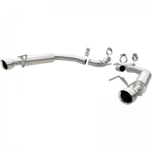 Ford Mustang Performance Exhaust - Rear - Magnaflow - Axle Back, Competition, Dual Split Polish 4.5in Tip - `15-`23