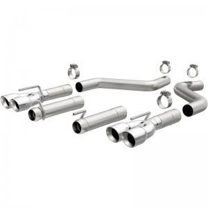 Dodge Challenger Performance Exhaust - Rear - Magnaflow - Race Series Axle-Back - Polished - `15-`23