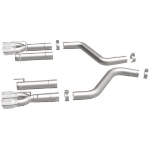 Dodge Challenger Performance Exhaust - Rear - Magnaflow - Race Series Axle-Back - Polished - `15-`23