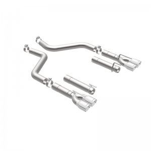 Dodge Challenger Performance Exhaust - Rear - Magnaflow - Race Series Axle-Back - Polished - `15-`23