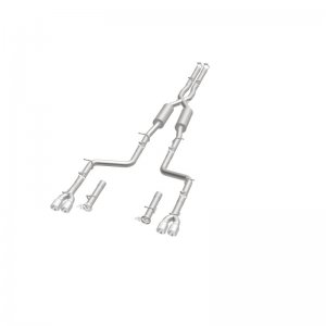 Dodge Challenger R/T Performance Exhaust - Quad Split Rear - Magnaflow - Cat Back - `15-`16