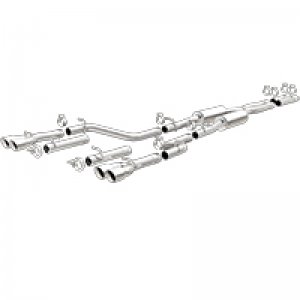 Dodge Challenger R/T Performance Exhaust - Quad Split Rear - Magnaflow - Cat Back - `15-`16