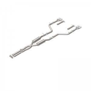 Dodge Challenger R/T Performance Exhaust - Quad Split Rear - Magnaflow - Cat Back - `15-`16