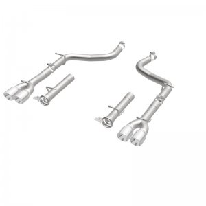 Dodge Challenger R/T Performance Exhaust - Rear - Magnaflow - MagnaFlow Axle-Back 19210, Quad Split Rear, Race Series - `15-`16